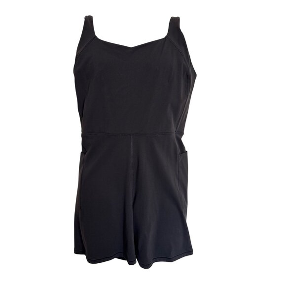 Cali Inspire Short Bodysuit Pure Black Size XXL Pockets NWT $108 Carrie Underwoo - Picture 9 of 11